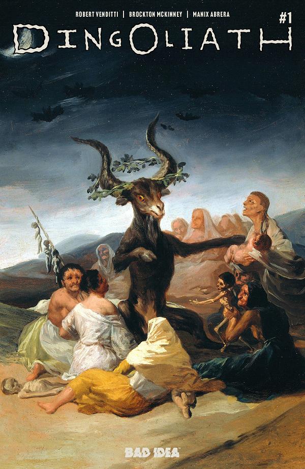 Dingoliath #1 variant cover by Francisco De Goya
