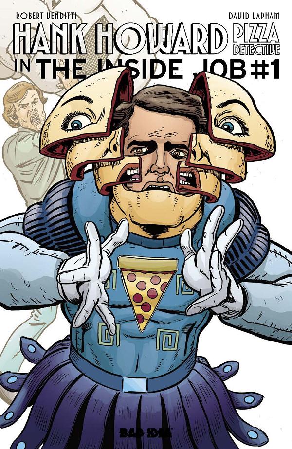 Hank Howard, Pizza Detective The Inside Job #1 CVR C (ONE SHOT) CVR C DAVID LAPHAM VERHOEVEN HOMAGE cover