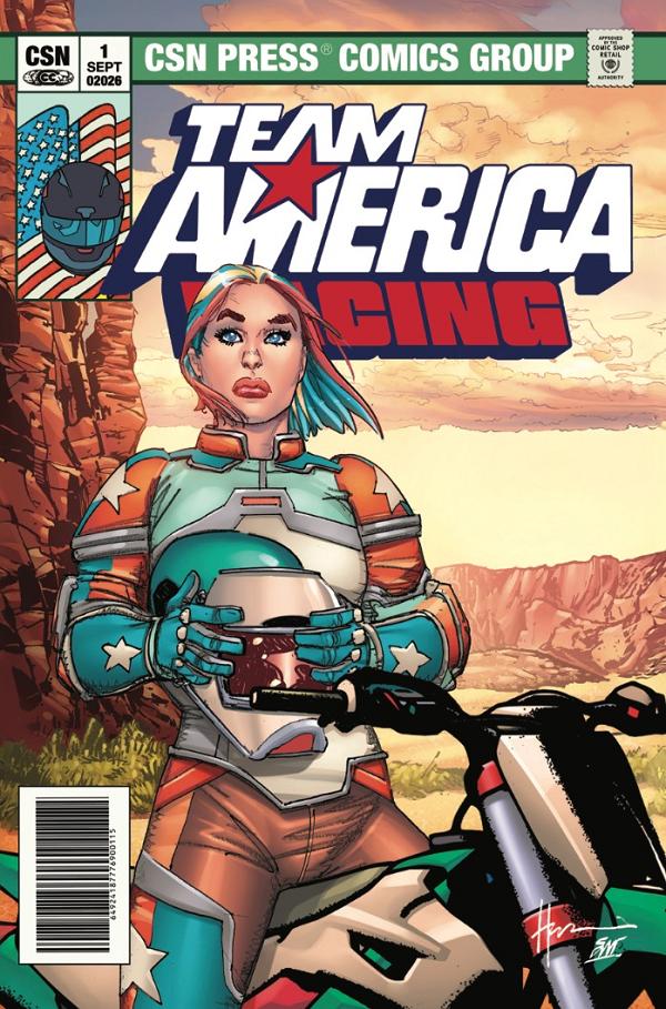 Team America Racing Full Throttle Edition #1 cover by Howard Chaykin
