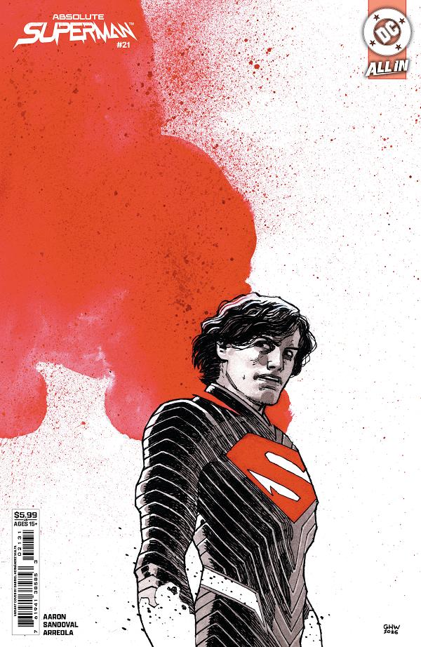 Absolute Superman #21 CVR C CVR C GABRIEL WALTA CARD STOCK cover