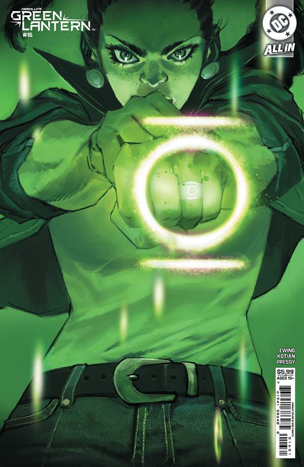 Absolute Green Lantern #16 CVR C CVR C ERIC CANETE CARD STOCK cover
