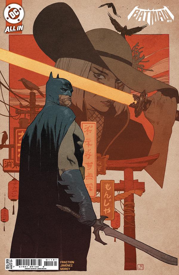 Batman #11 variant cover by Jorge Molina