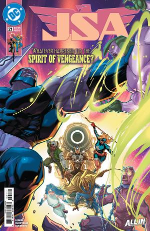 Jsa #21 CVR A PETE WOODS cover