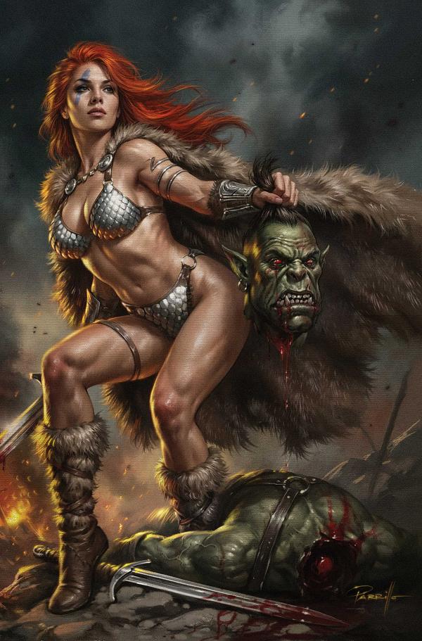 Red Sonja She Devil With A Sword #3 CVR J CVR J INC 1:15 LUCIO PARRILLO VIRGIN cover