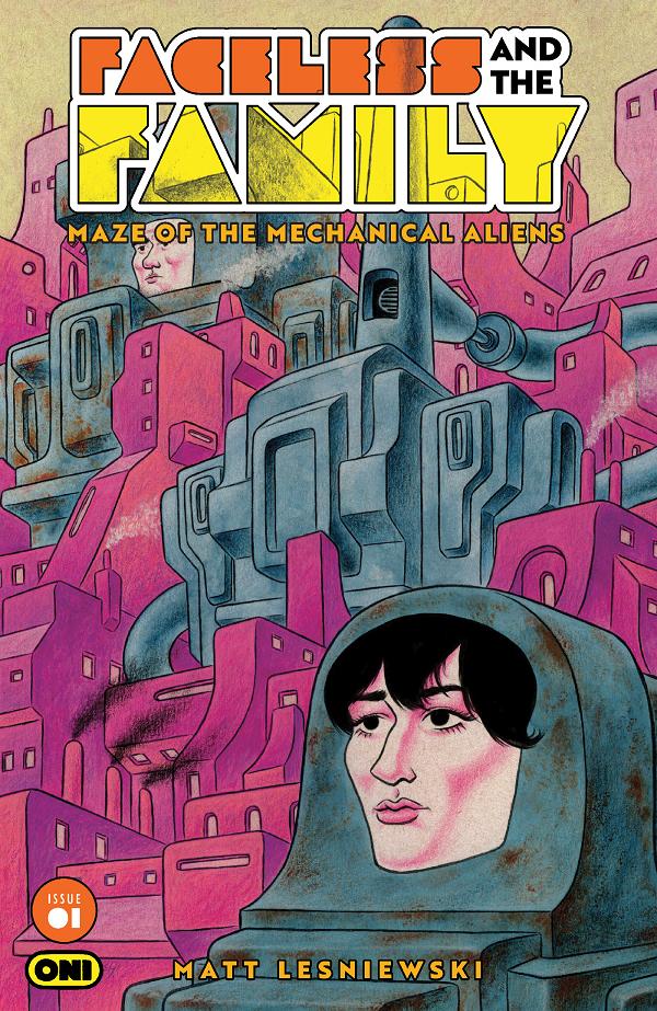 Faceless And The Family Maze Of The Mechanical Aliens #1 CVR C (OF 4) CVR C NOAH BAILEY cover