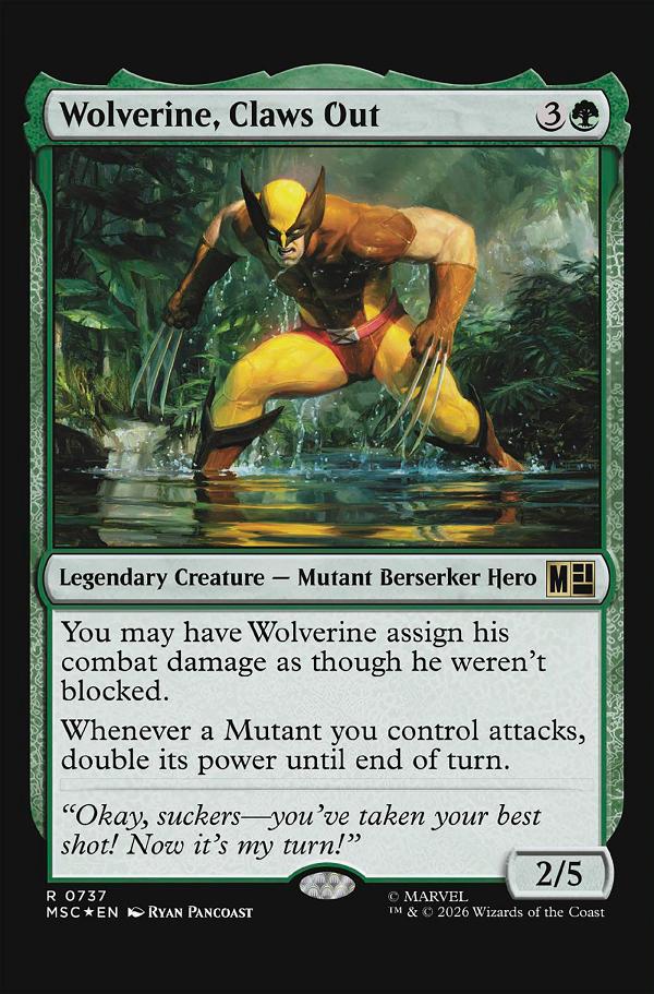 Wolverine #22 CLASSIFIED ARTIST MAGIC: THE GATHERING VARIANT cover