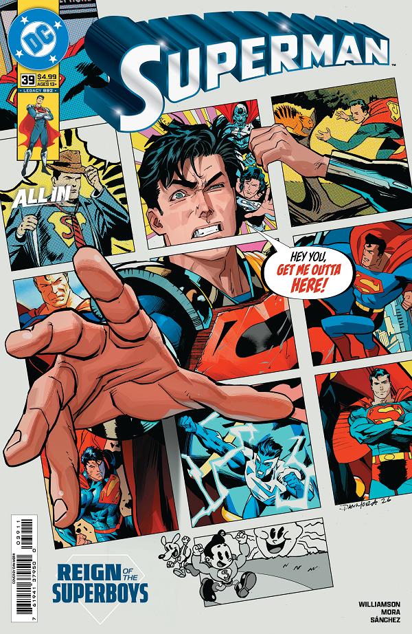 Superman #39 CVR A DAN MORA (THE REIGN OF THE SUPERBOYS) cover