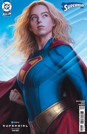 Superman #39 CVR E CVR E STANLEY ARTGERM LAU SUPERGIRL MOVIE CARD STOCK cover