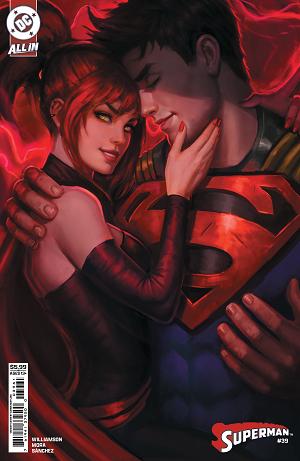Superman #39 CVR F CVR F AARON BARTLING CARD STOCK cover