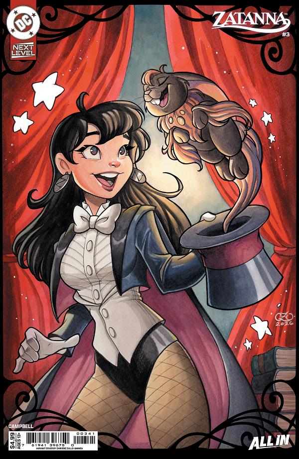 Zatanna (2026) #3 CVR D CVR D CHRISSIE ZULLO-UMINGA CARD STOCK cover