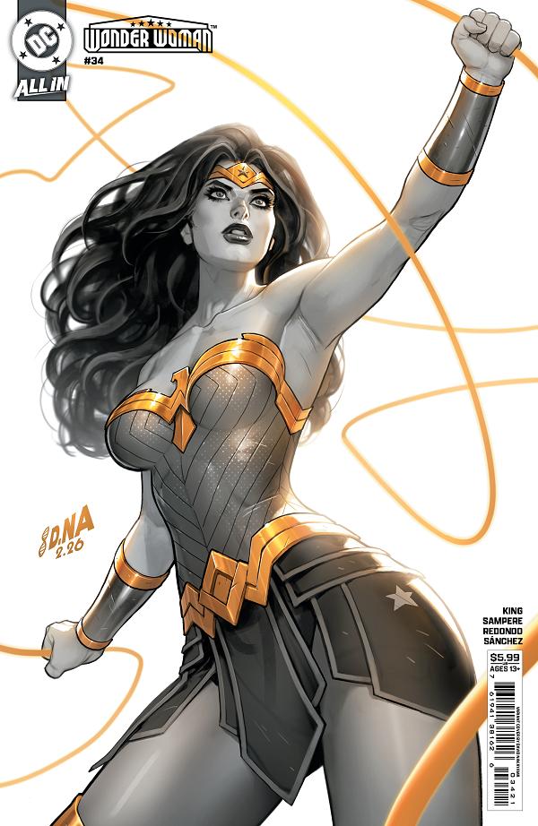 Wonder Woman #34 CVR B CVR B DAVID NAKAYAMA CARD STOCK cover