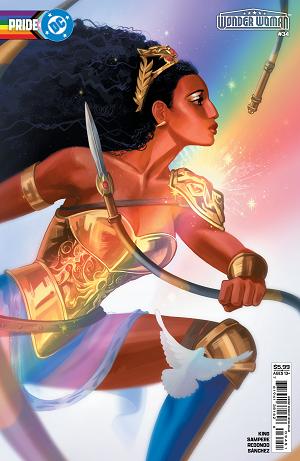 Wonder Woman #34 CVR E CVR E FATIMA WAJID DC PRIDE CARD STOCK cover