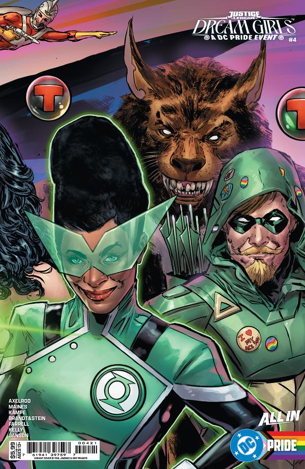Justice League Dream Girls A Dc Pride Event #4 CVR B (OF 4) CVR B PHIL JIMENEZ CONNECTING CARD STOCK cover