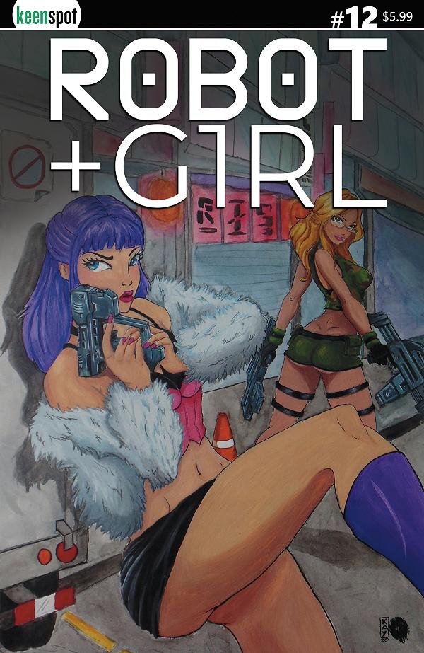 Robot + Girl #12 CVR A MIKE WHITE & KRISTINE PALIUANAN cover