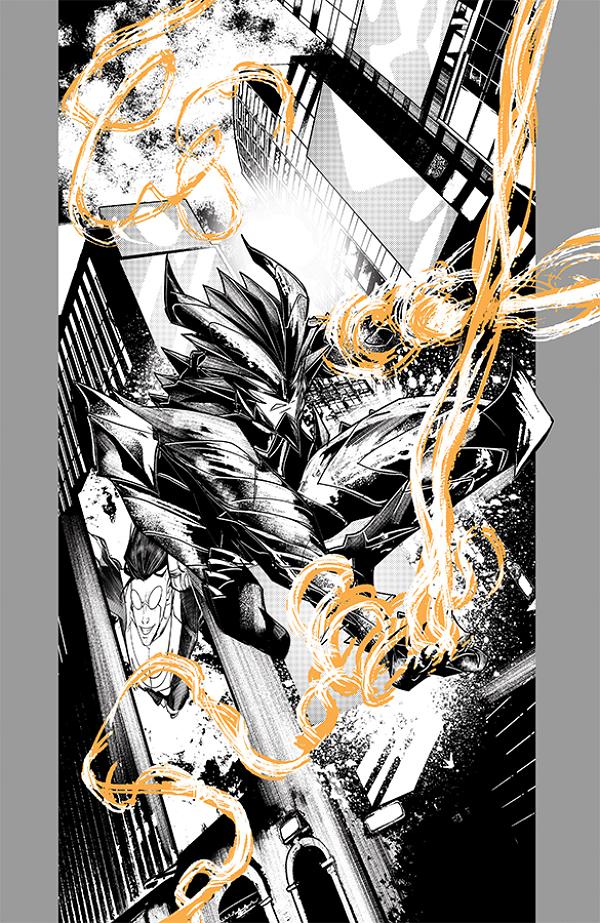 Fireborn #3 CVR D CVR D INC 1:25 PATRICK MULHOLLAND B&W cover
