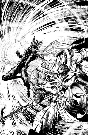 Fireborn #3 CVR C CVR C INC 1:15 PATRICK MULHOLLAND B&W cover