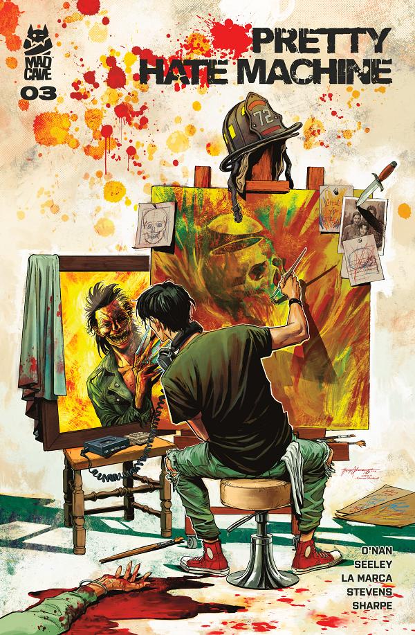 Pretty Hate Machine #3 cover by Todor Hristov