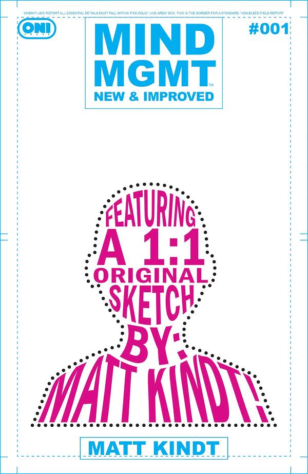 Mind Mgmt New & Improved #1 variant cover by Matt Kindt