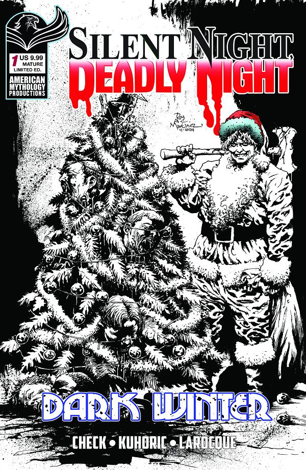 Silent Night Deadly Night Dark Winter #1 variant cover by Roy Allan Martinez