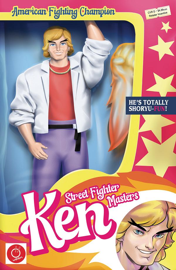 Street Fighter Masters Ken #1 variant cover by Jeffrey Cruz