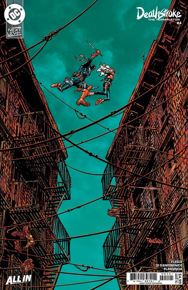 Deathstroke The Terminator #4 CVR B CVR B DAN PANOSIAN CARD STOCK cover
