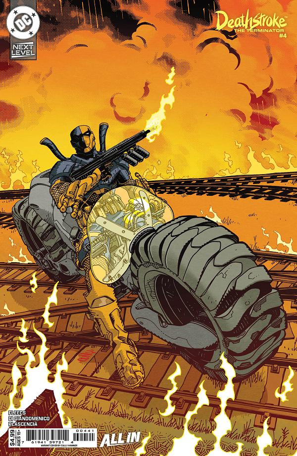 Deathstroke The Terminator #4 CVR D CVR D CULLY HAMNER CARD STOCK cover