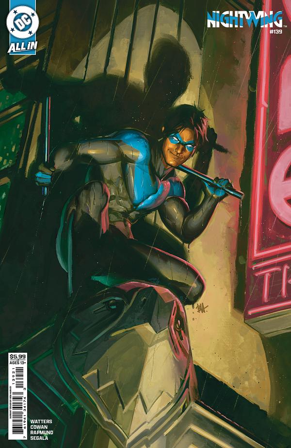 Nightwing #139 CVR B CVR B BEN HARVEY CARD STOCK cover
