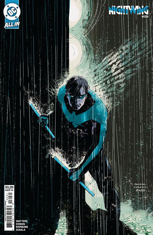 Nightwing #139 CVR C CVR C GABRIEL HARDMAN CARD STOCK cover