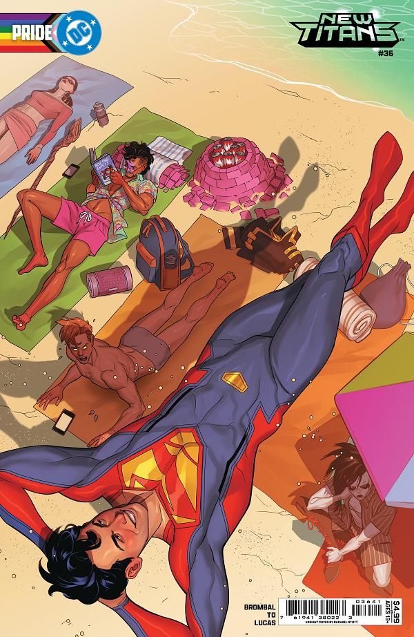 New Titans #36 CVR D CVR D RACHAEL STOTT DC PRIDE CARD STOCK cover
