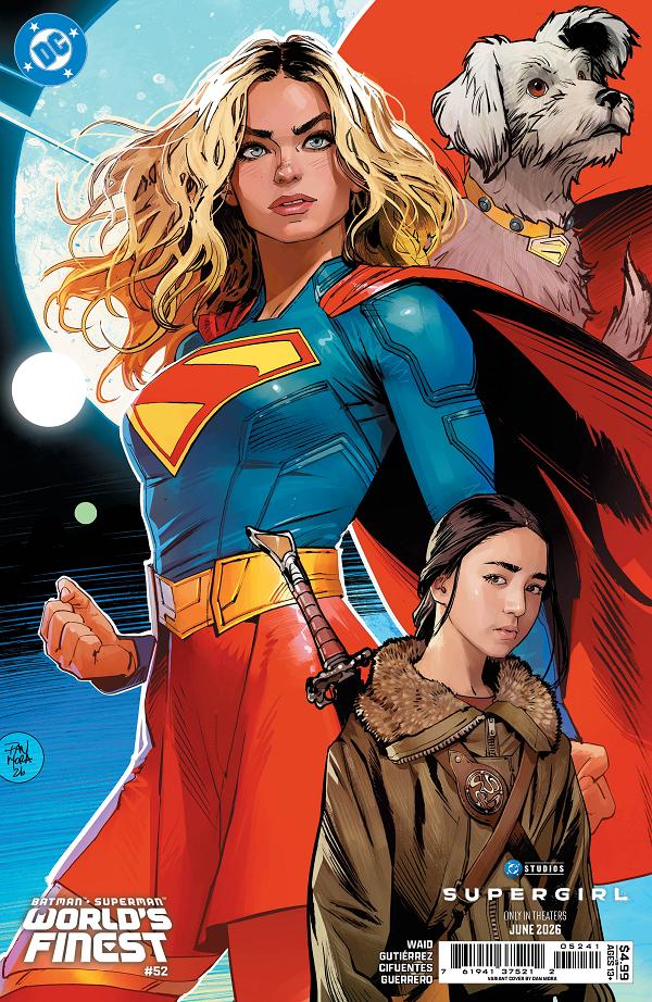 Batman & Superman: World's Finest #52 CVR D CVR D DAN MORA SUPERGIRL MOVIE CARD STOCK cover