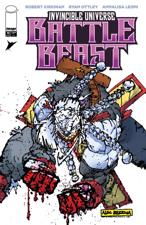 Invincible Universe Battle Beast #10 CVR F CVR F INC 1:100 ALEC BEZZINA cover