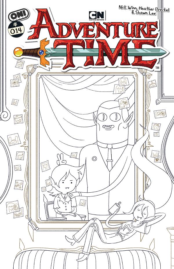 Adventure Time (2025) #14 variant cover by Nick Winn