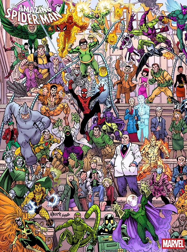 Amazing Spider-Man #36 TODD NAUCK 4-PART CONNECTING LEGACY VARIANT cover