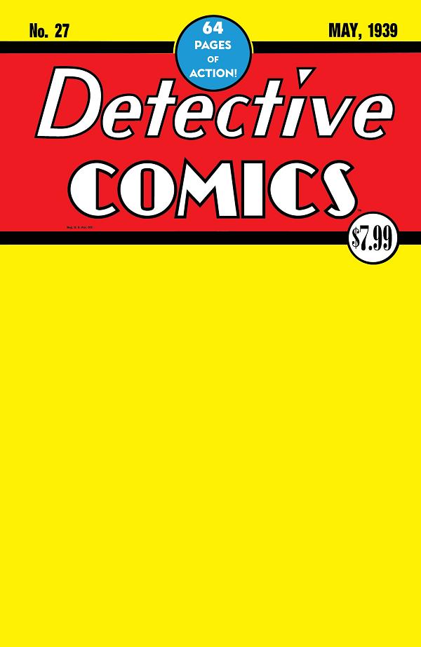 Detective Comics #27 variant cover by Blank
