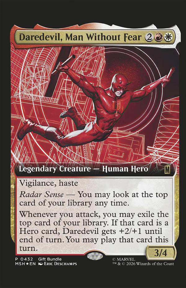 Daredevil #4 CLASSIFIED ARTIST MAGIC: THE GATHERING VARIANT cover