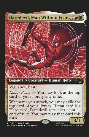 Daredevil #4 CLASSIFIED ARTIST MAGIC: THE GATHERING VARIANT cover