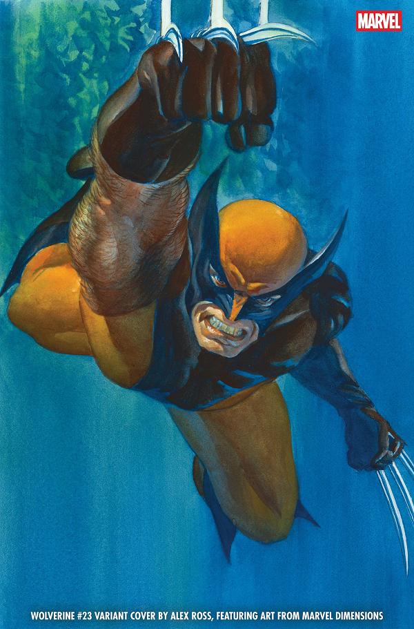 Wolverine #23 ALEX ROSS MARVEL DIMENSIONS VARIANT cover