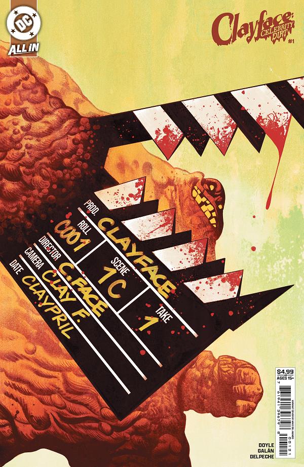 Clayface Celebrity Dirt #1 CVR B (OF 6) CVR B MIKE DEL MUNDO CARD STOCK cover