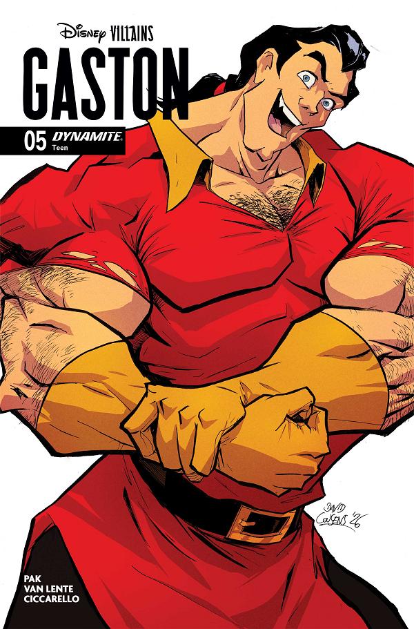 Disney Villains Gaston #5 CVR D CVR D DAVID COUSENS cover