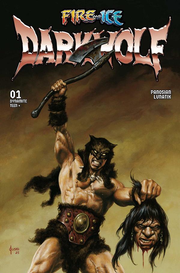 Fire And Ice Darkwolf #1 variant cover by Joe Jusko