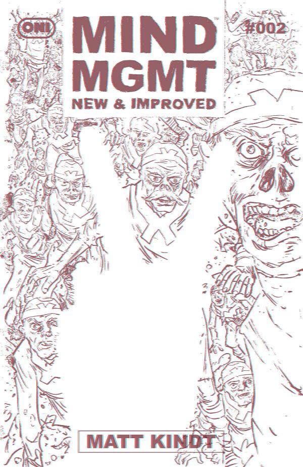 Mind Mgmt New & Improved #2 variant cover by Matt Kindt