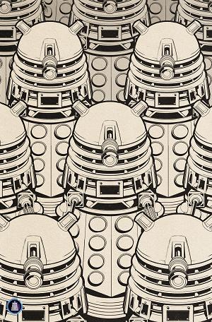 Doctor Who Circuit Breaker #1 CVR E (OF 2) CVR E FLOPS TAKEOVER COLOR YOUR OWN CARDSTOCK cover
