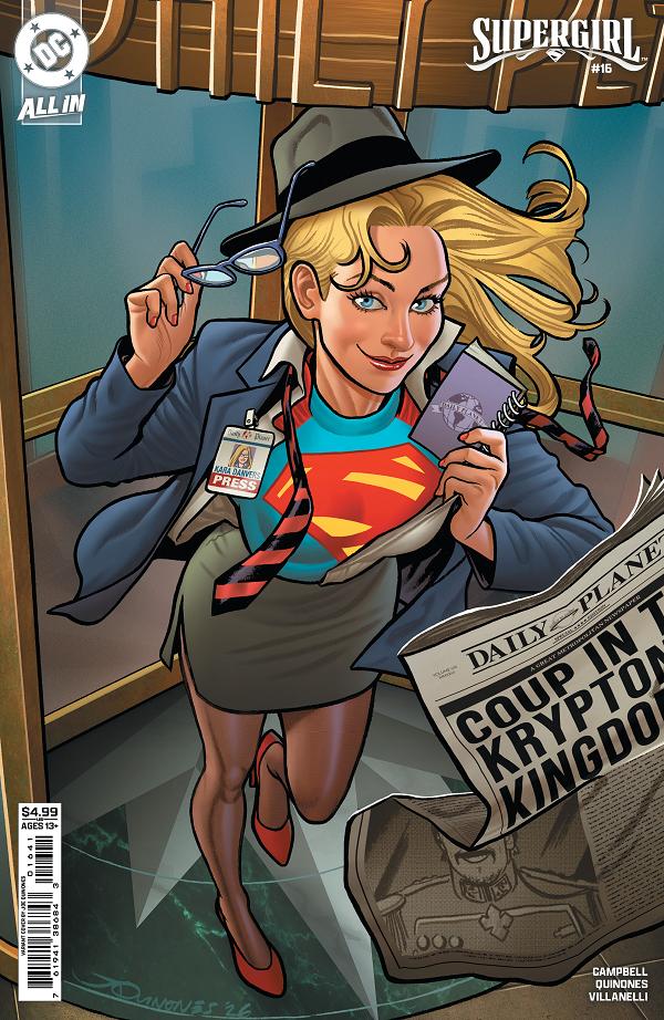 Supergirl #16 CVR D CVR D JOE QUINONES CARD STOCK cover