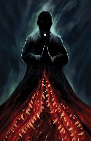 Excommunicated #4 CVR F CVR F TREVOR HENDERSON EXTREME UNHOLY BLACK BAG cover