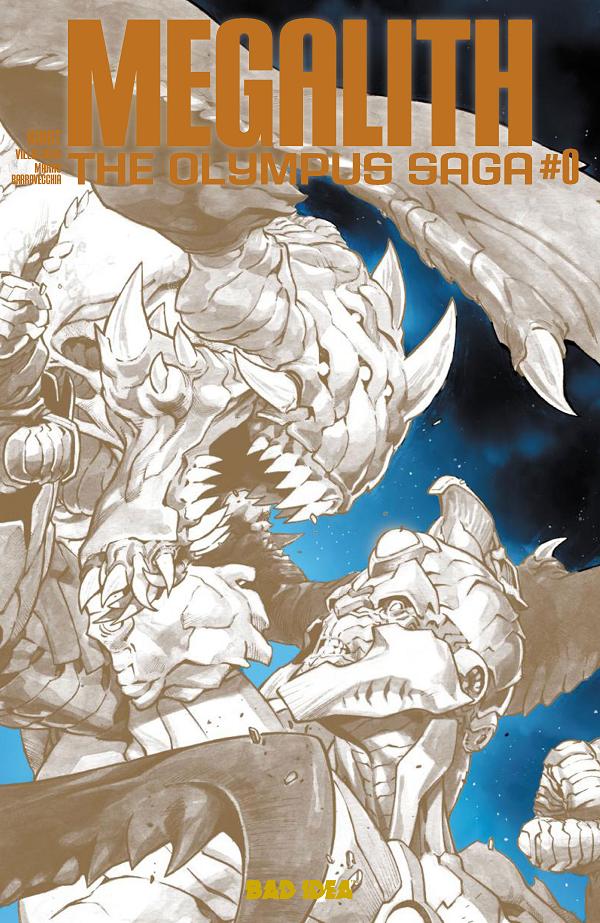 Olympus Saga Megalith #0 variant cover by Jerome Opena