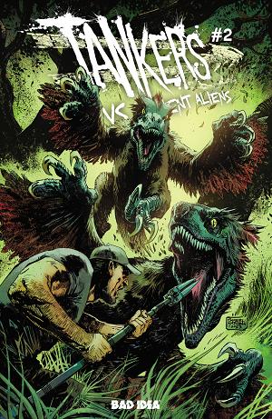 Tankers Vs Ancient Aliens #2 CVR A GABRIEL HARDMAN cover
