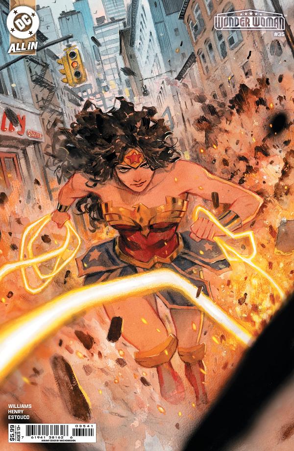 Wonder Woman #35 variant cover by Niko Henrichson