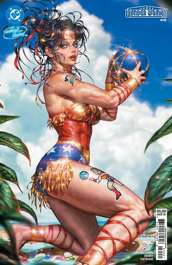 Wonder Woman #35 variant cover by KyuYong Eom