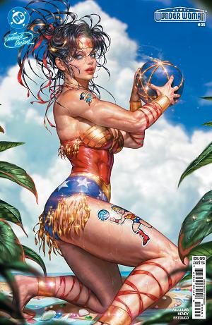 Wonder Woman #35 CVR E CVR E KYUYONG EOM SWIMSUIT CARD STOCK cover