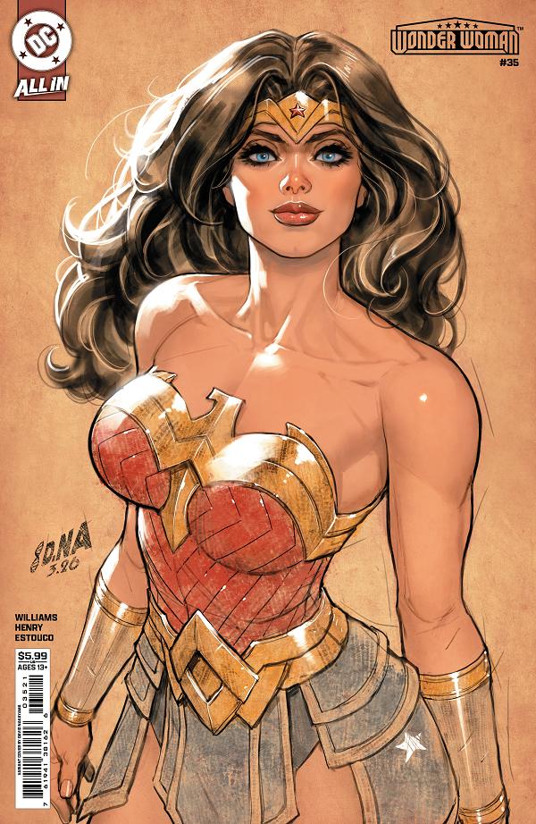 Wonder Woman #35 variant cover by David Nakayama